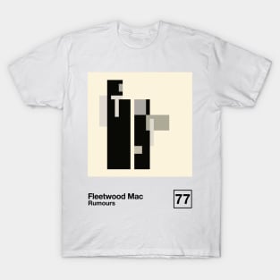 Rumours / Minimalist Style Graphic Poster Design T-Shirt